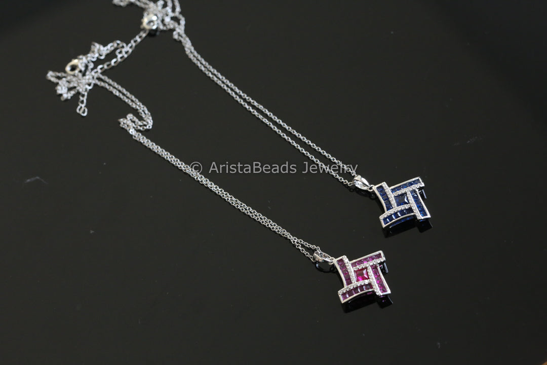 Dainty Non Tarnish Invisible Setting Necklace - Style 5