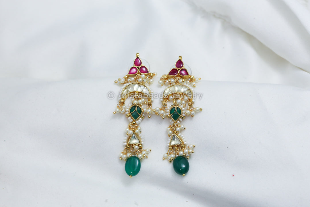 Fine Pachi Kundan Earrings