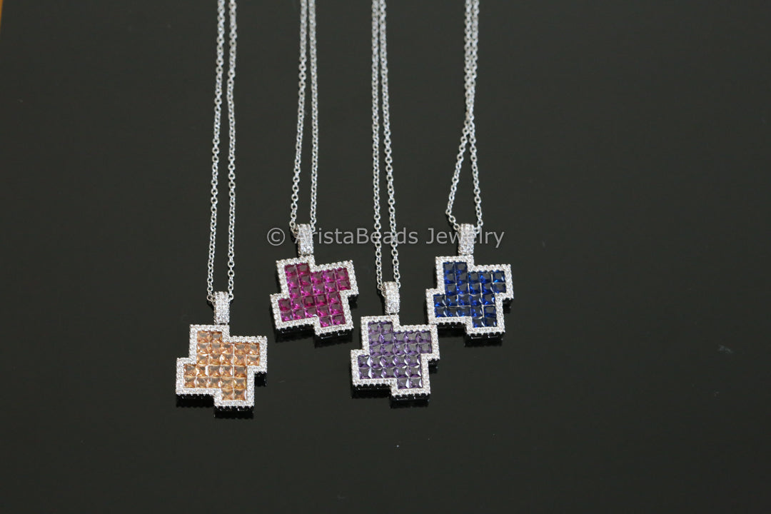 Dainty Non Tarnish Invisible Setting Necklace - Style 1