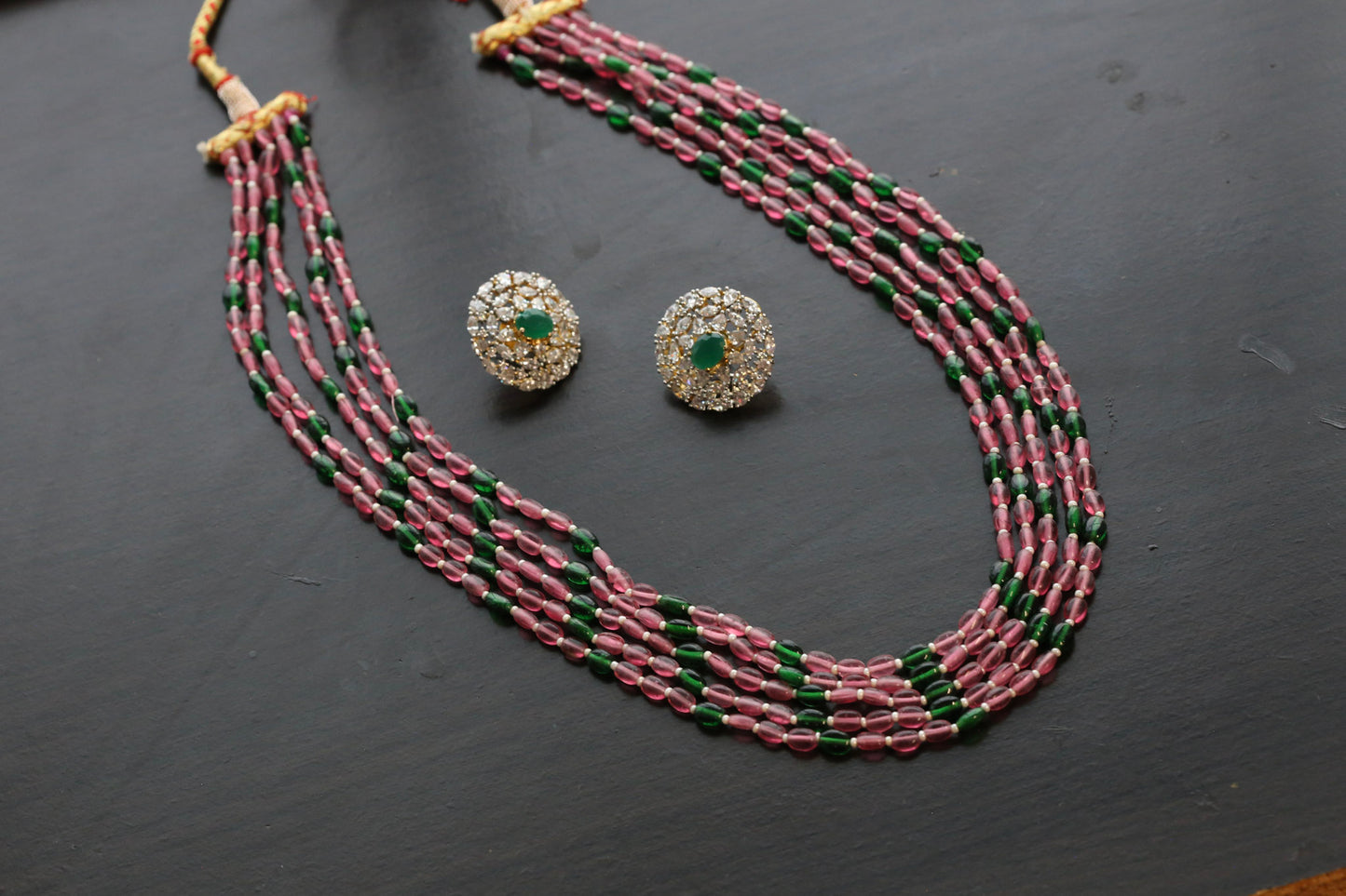 Simran Layered Mala Necklace (ABJ-M08)