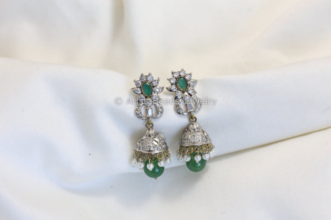 Victorian CZ Jhumka