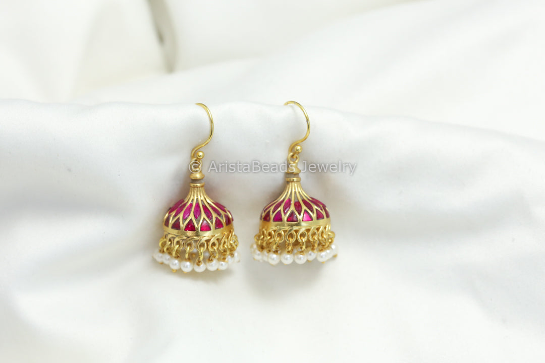 Jadau Hook Jhumka
