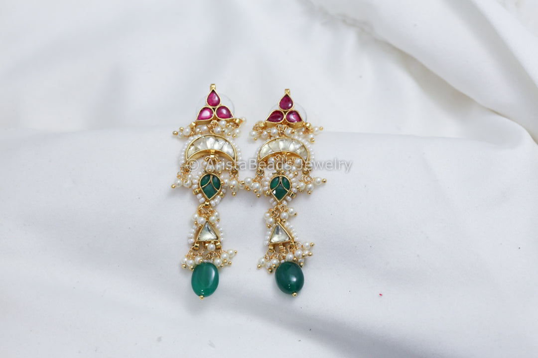Fine Pachi Kundan Earrings