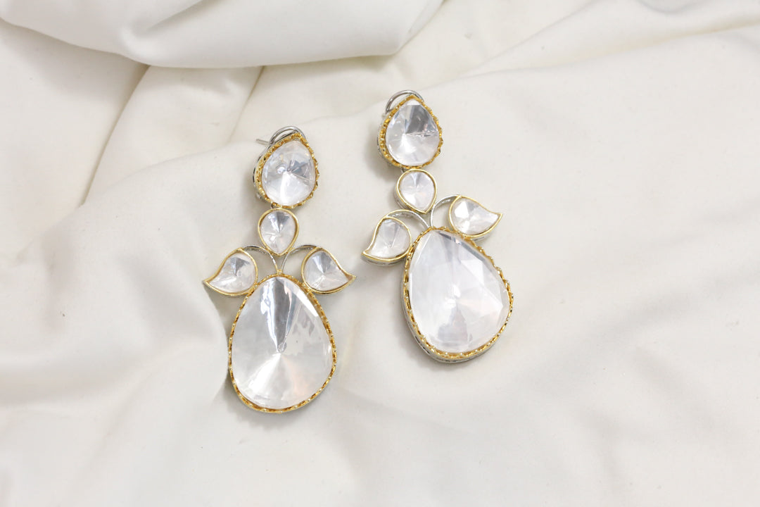 One Of A Kind Big Polki Earrings