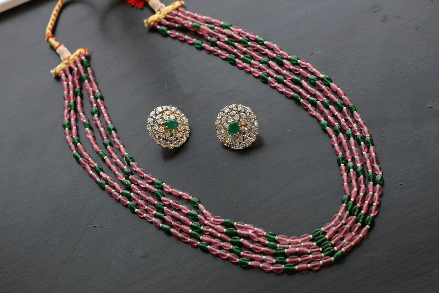 Simran Layered Mala Necklace (ABJ-M08)