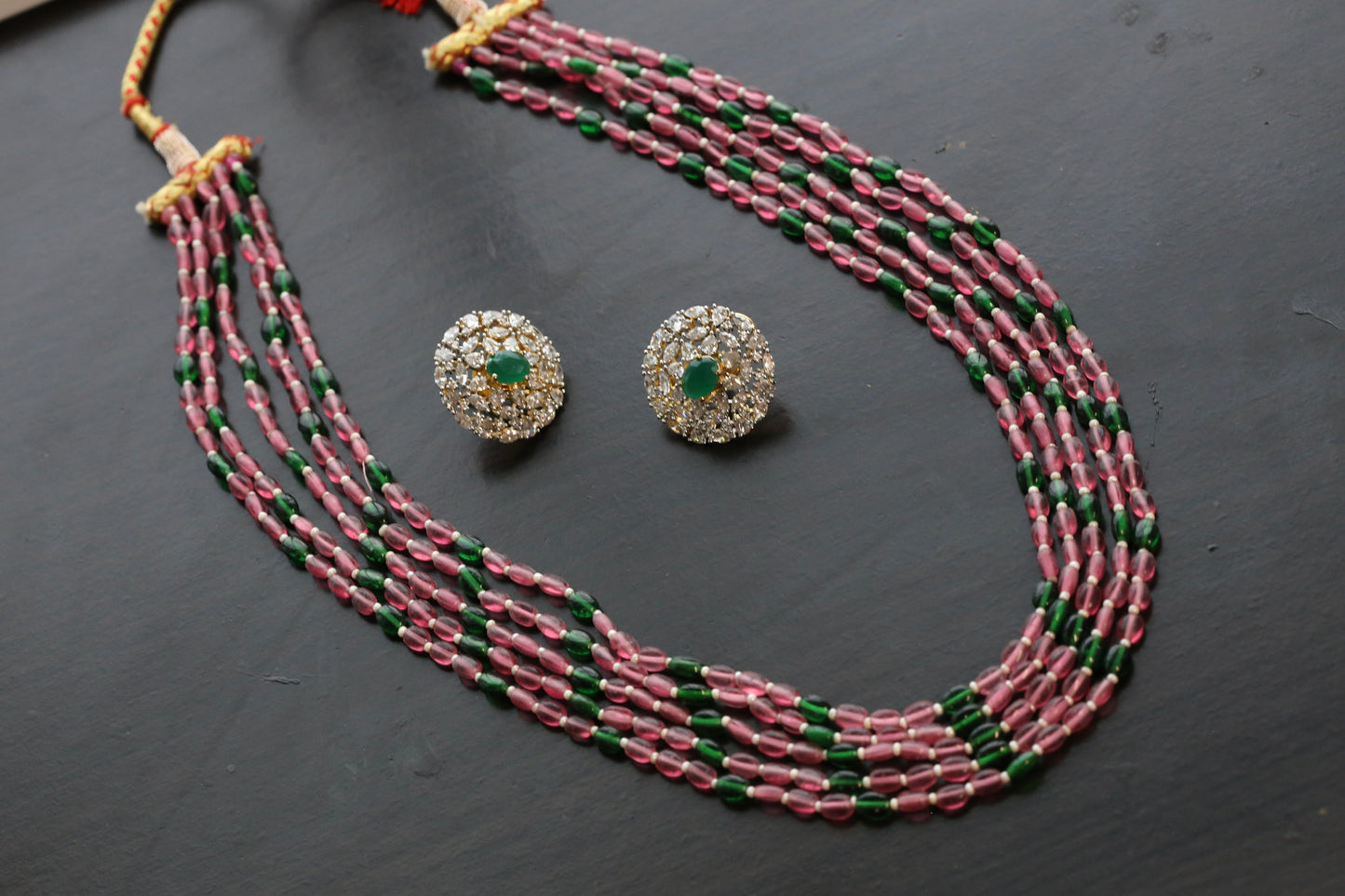 Simran Layered Mala Necklace (ABJ-M08)