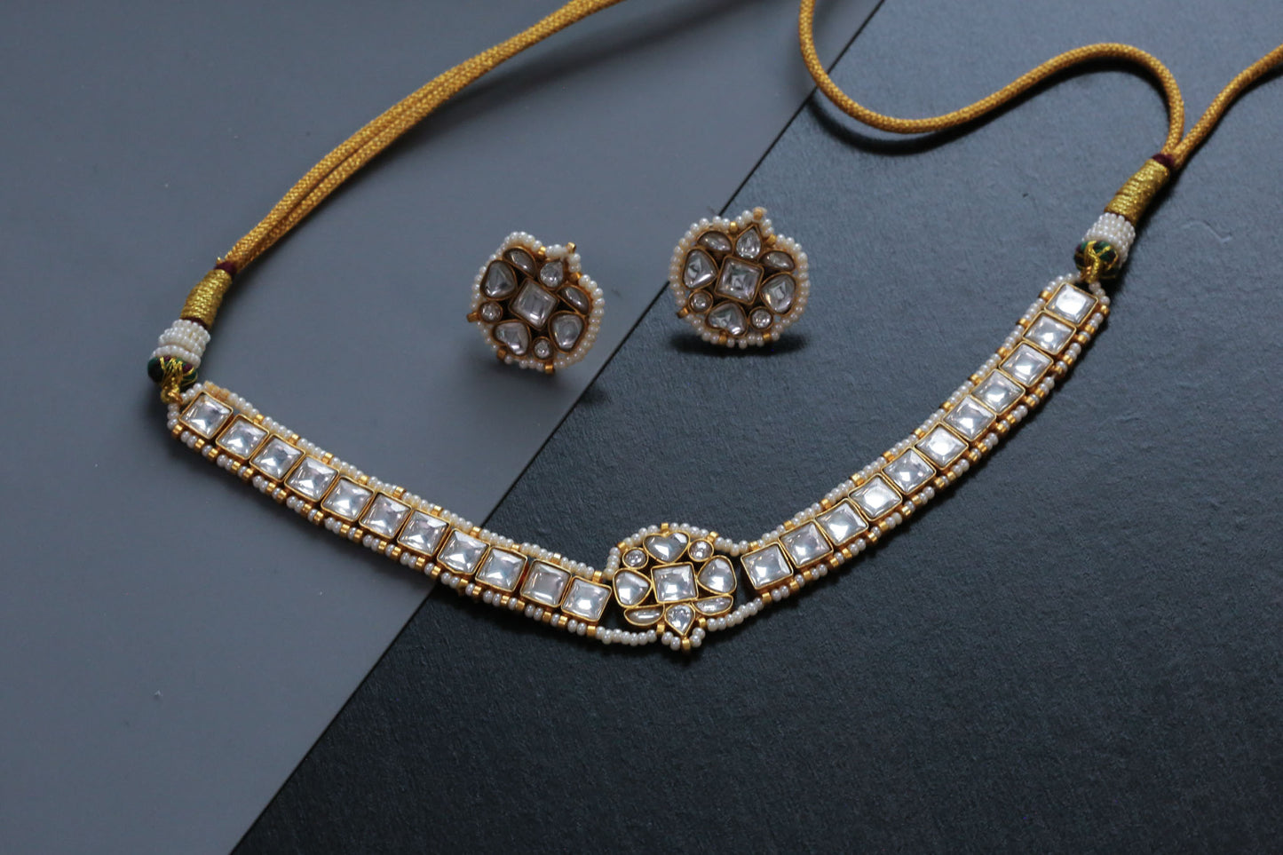 Anupma Jadau Kundan Choker Set
