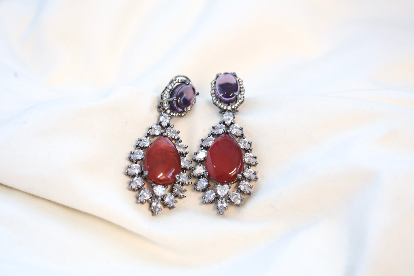 Shama Pota Doublet Victorian Earrings - (101-57)