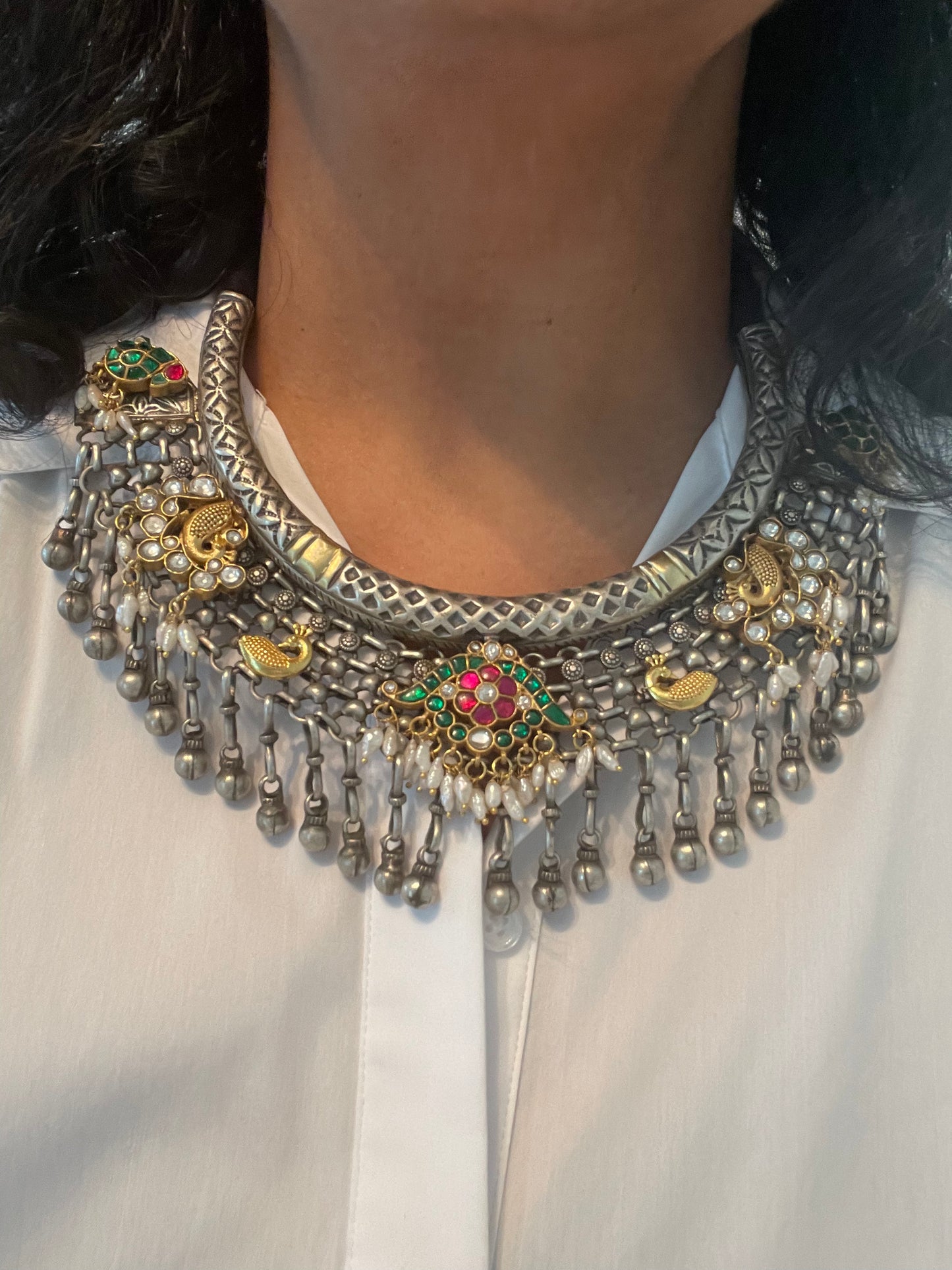 Designer Hasli Necklace Set - Style 2