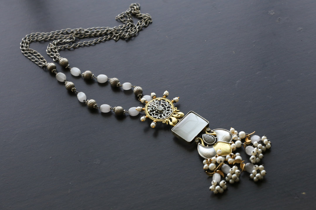 Dainty Chain Necklace - Gray