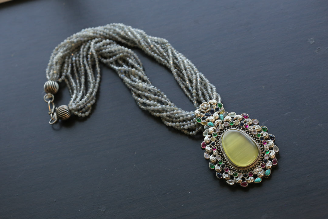 Labradorite Mala Necklace