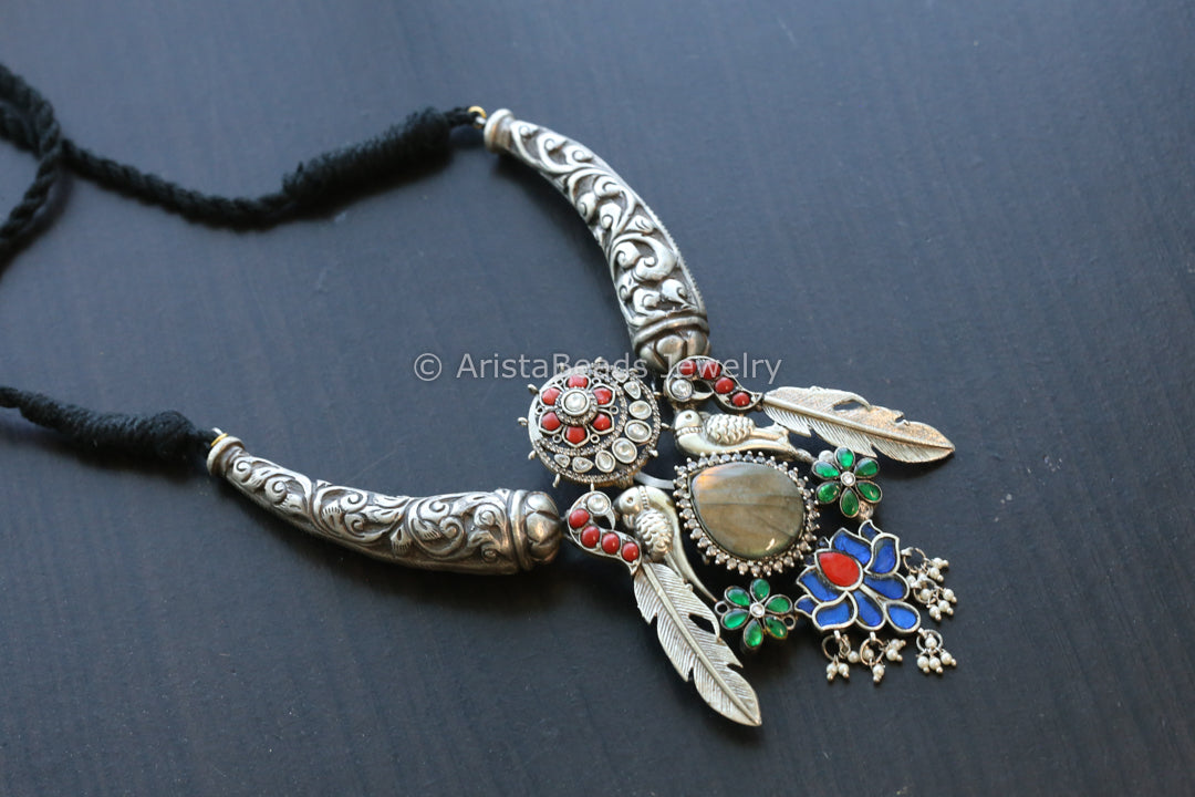 Designer Carved Hasli Necklace