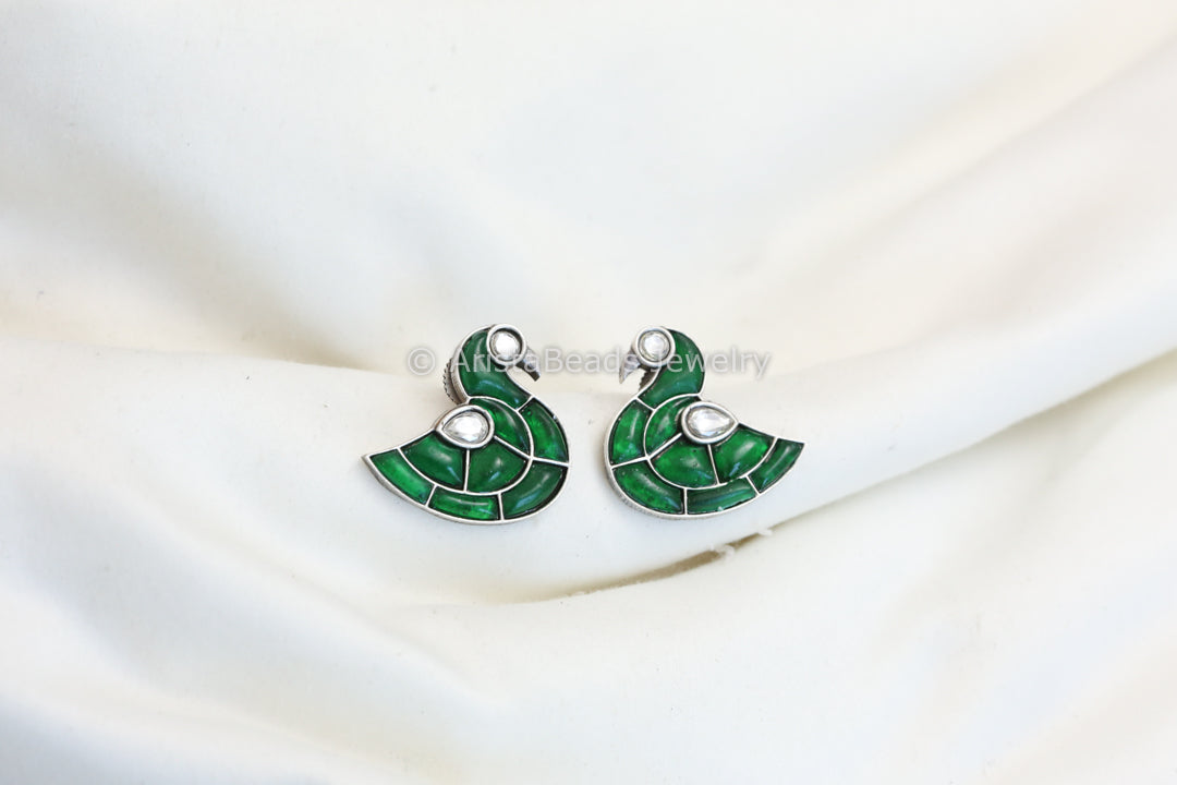 Cute Green Studs
