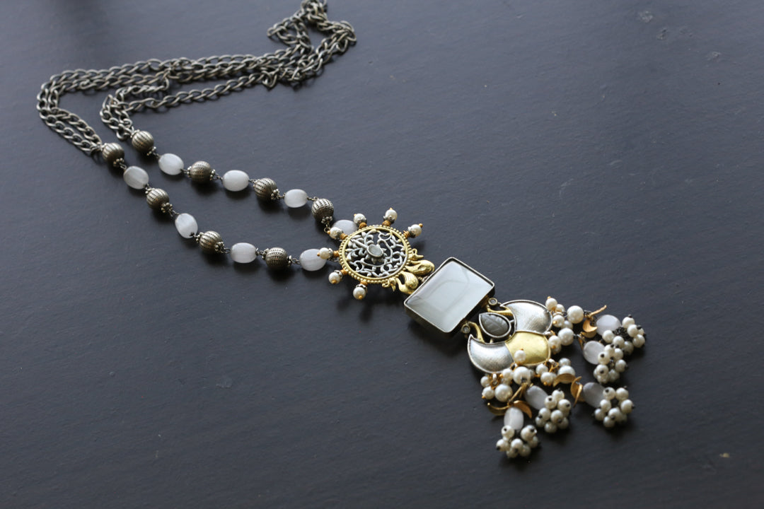 Dainty Chain Necklace - Gray