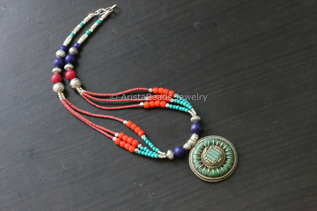 Dainty Tibetan Necklace - Design 5