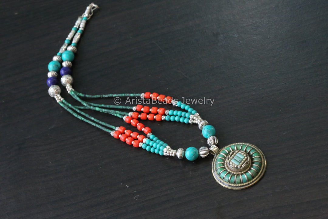 Dainty Tibetan Necklace - Design 4