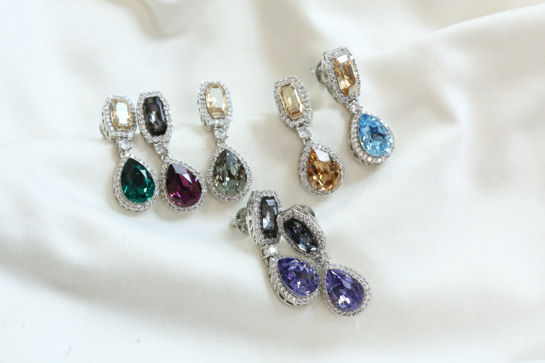 Dainty Swarovski Austrian Crystal Earrings