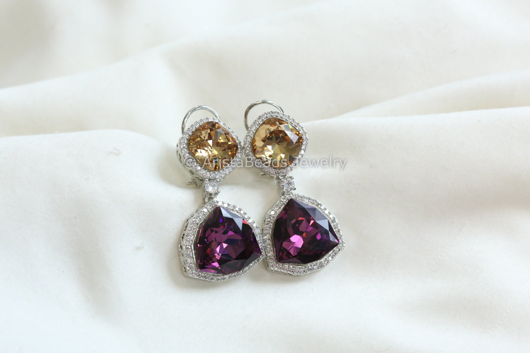 Austrian Swarovski Crystal Earrings