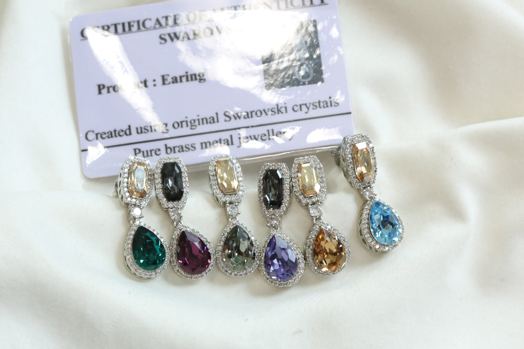 Dainty Swarovski Austrian Crystal Earrings