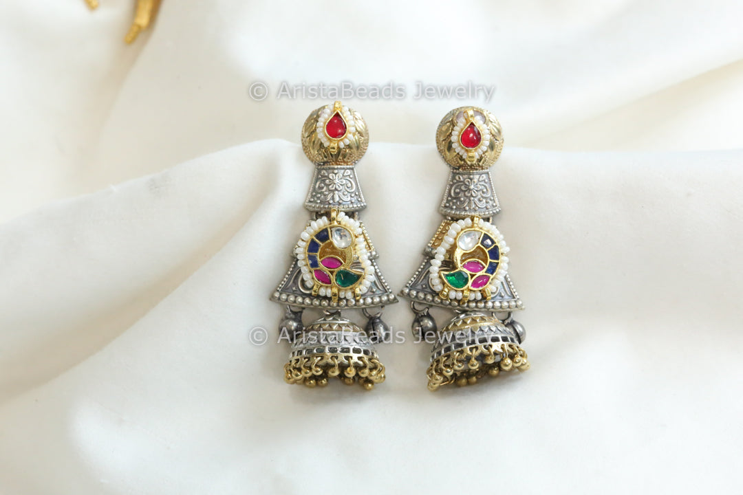 4 Tier Jhumka - Multi