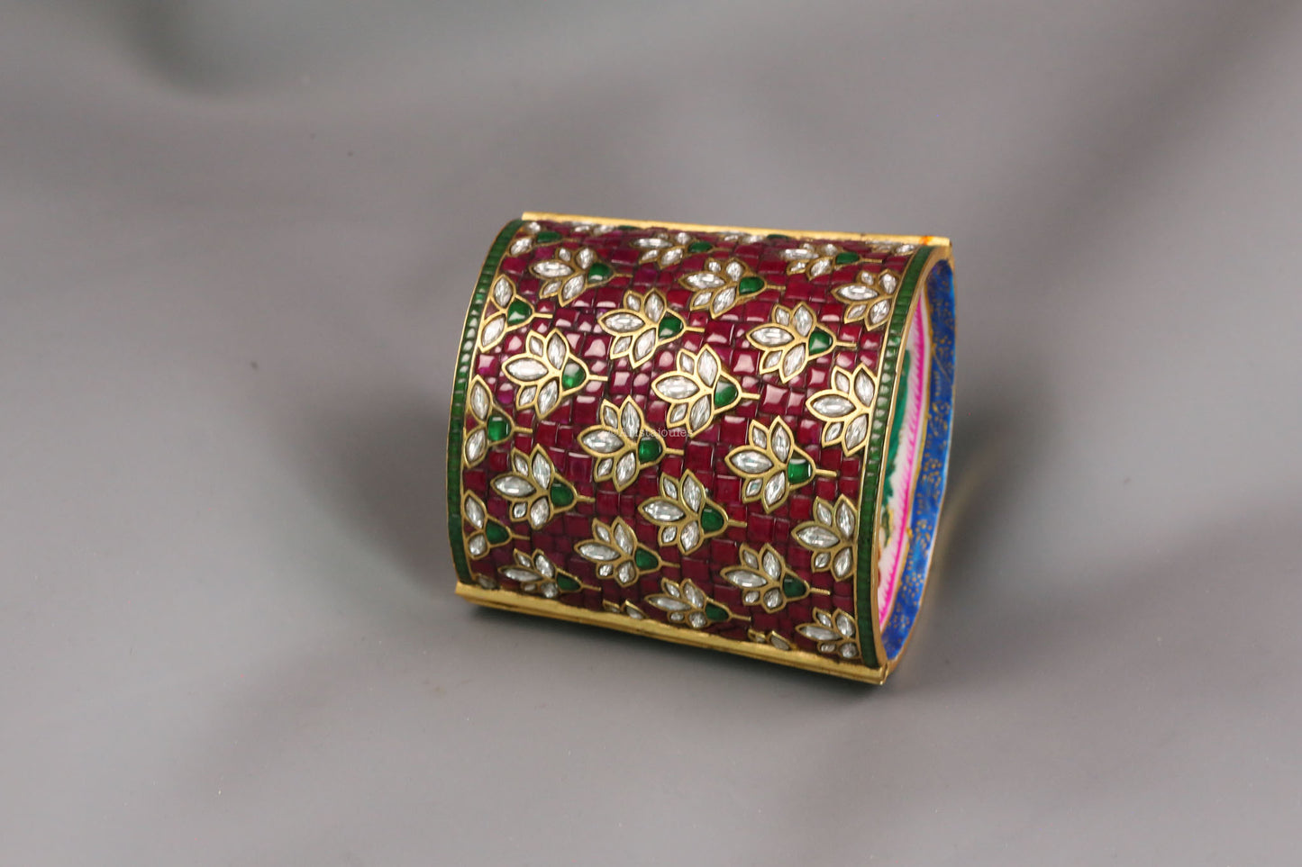 Yuvrani Designer Jadau Kundan Bangle (Openable)