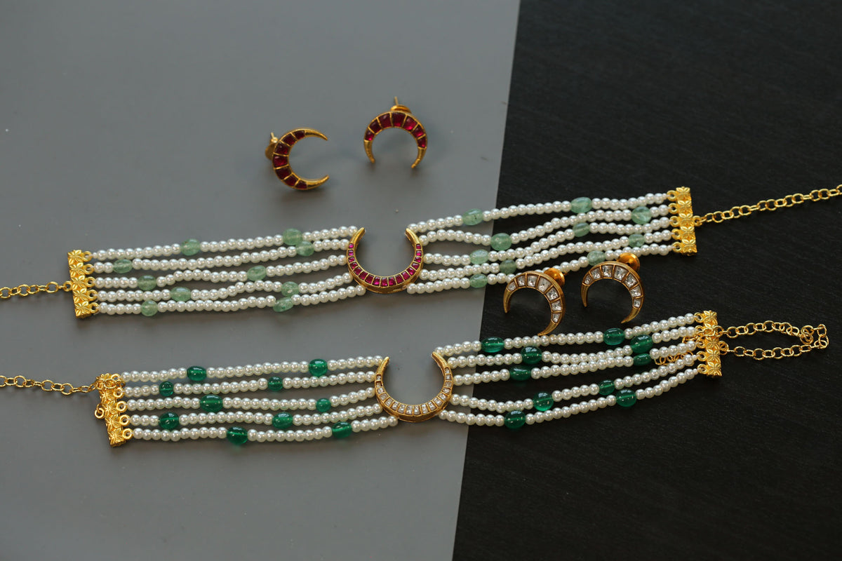 Chand Choker Necklace Set