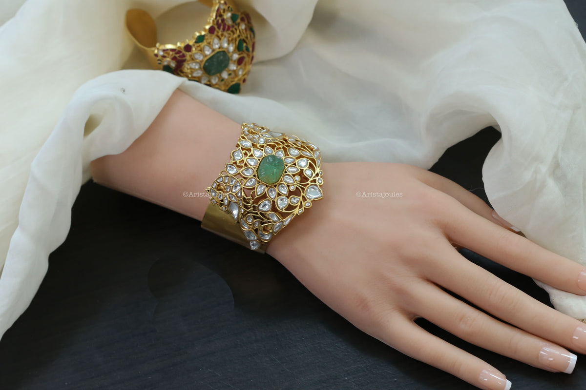 Yukta Designer Jadau Kundan Cuff