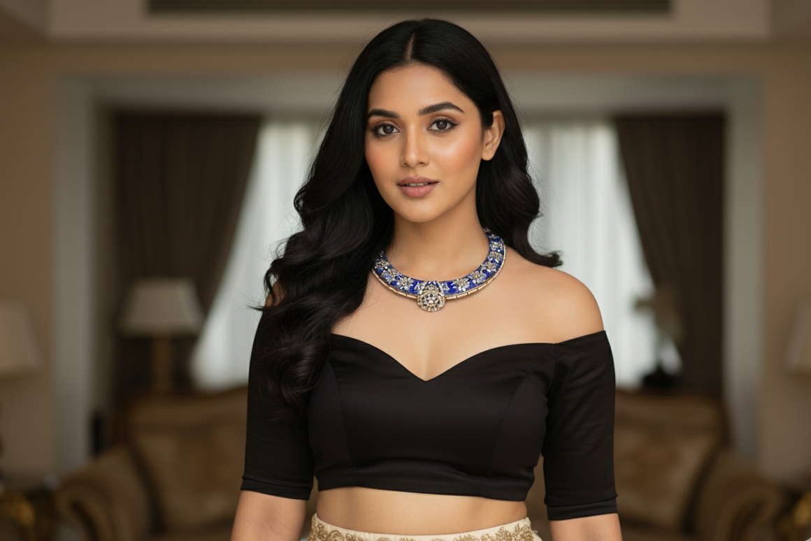 Reversible Meenakari Jadau Kundan Necklace Set