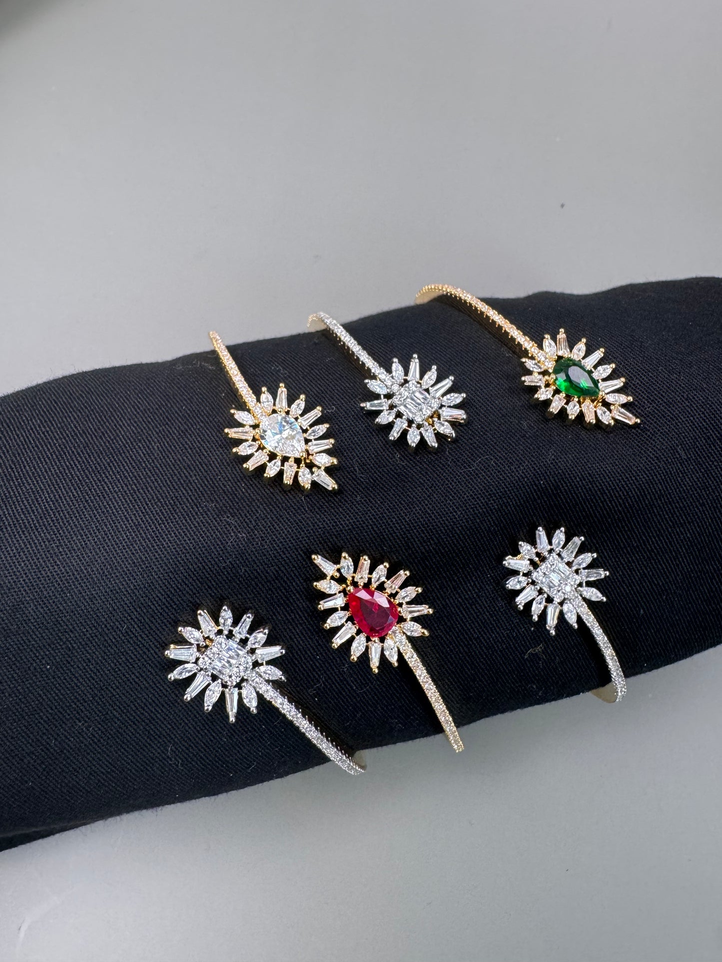 Openable Diamond Setting CZ Bracelet - ABJ-B101-24
