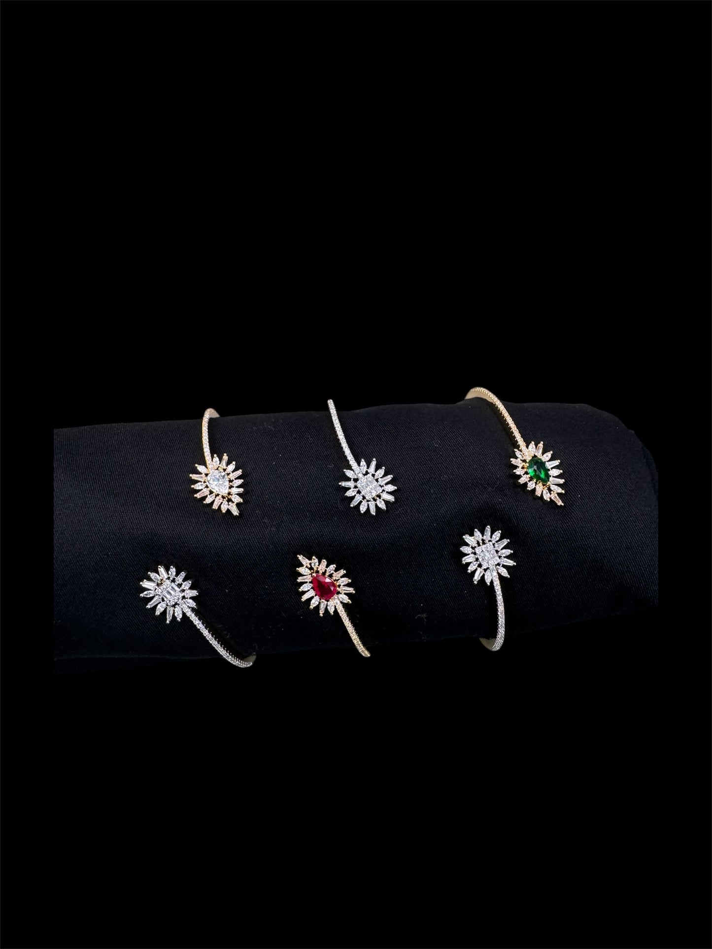 Openable Diamond Setting CZ Bracelet - ABJ-B101-24