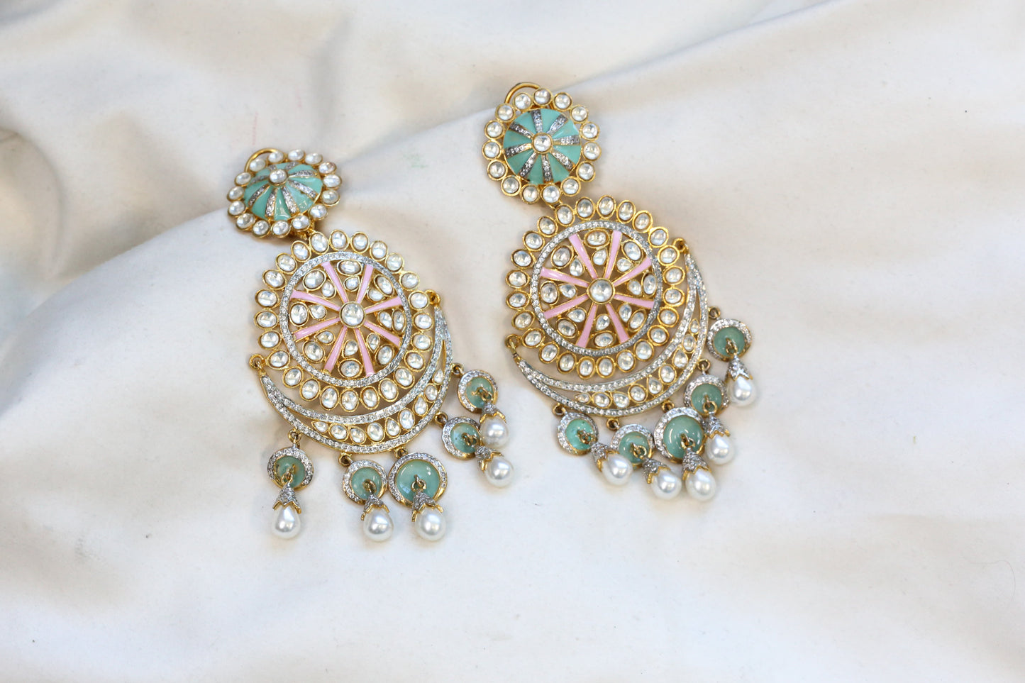 Statement Rachna Kundan Chaandbali (4.5 inches)