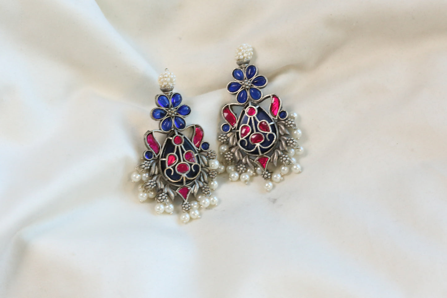Fusion Earrings - Blue