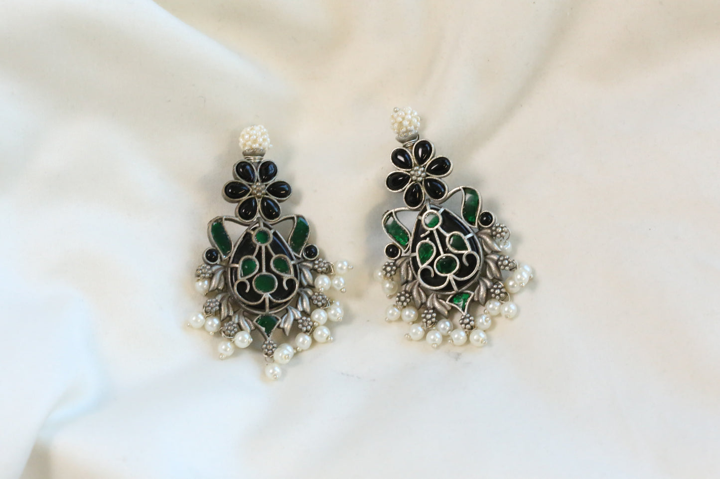 Fusion Earrings - Green