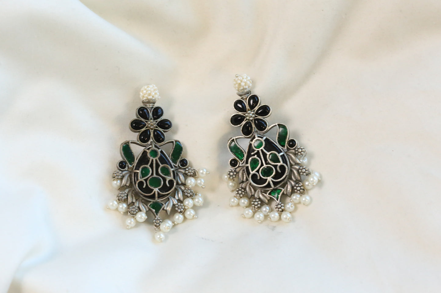 Fusion Earrings - Green
