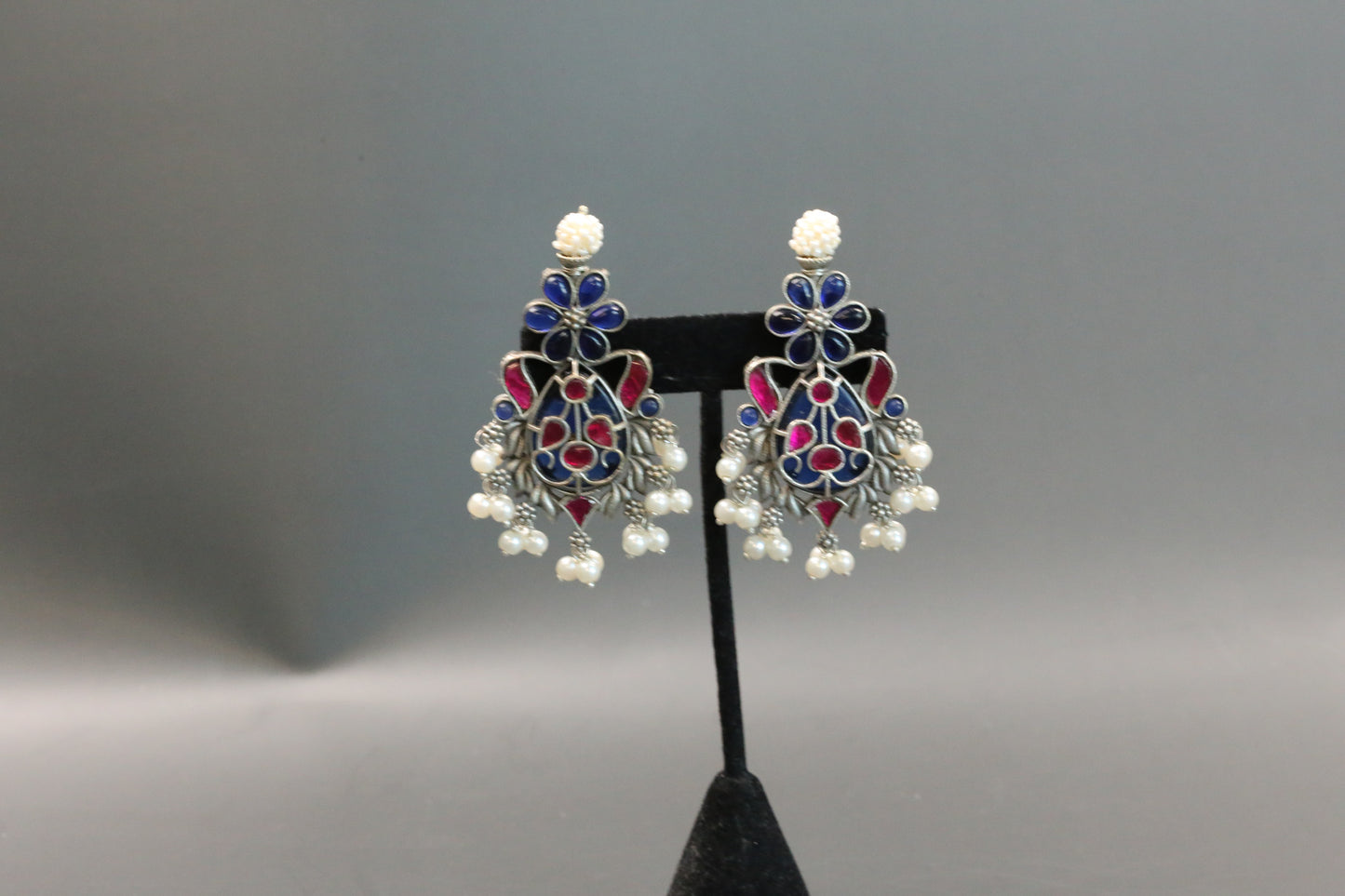 Fusion Earrings - Blue