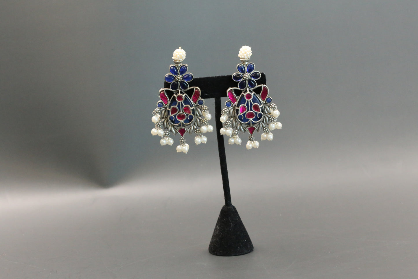 Fusion Earrings - Blue