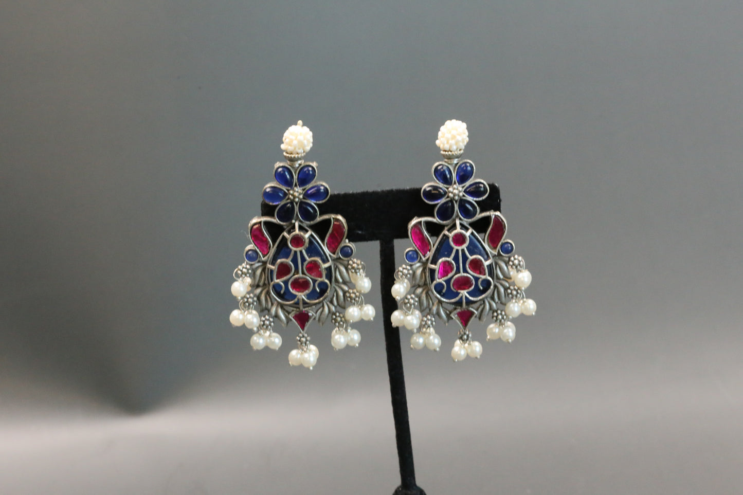 Fusion Earrings - Blue