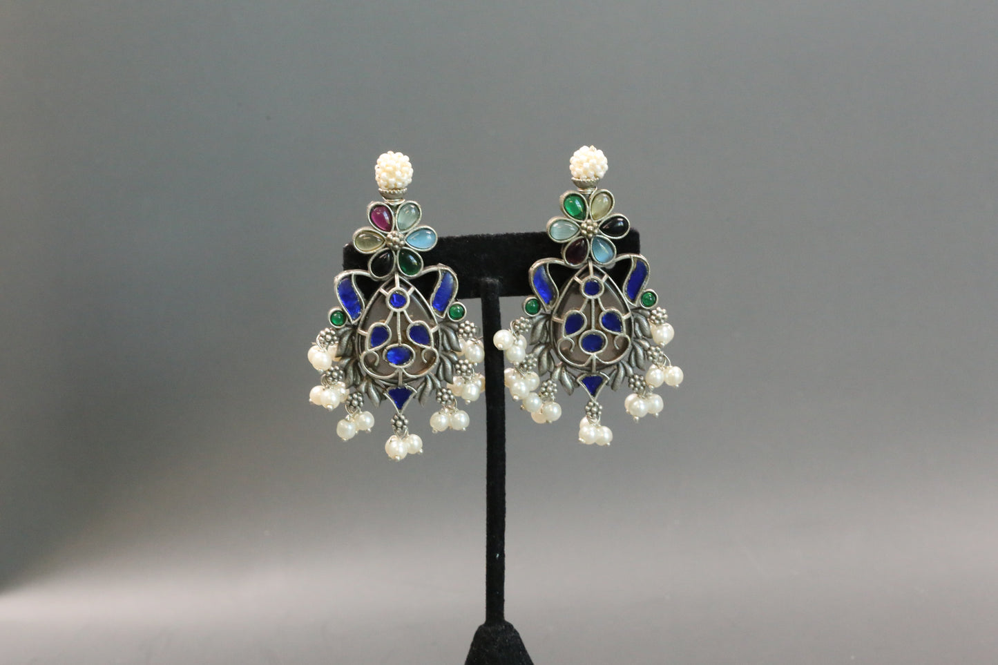 Fusion Earrings - Blue