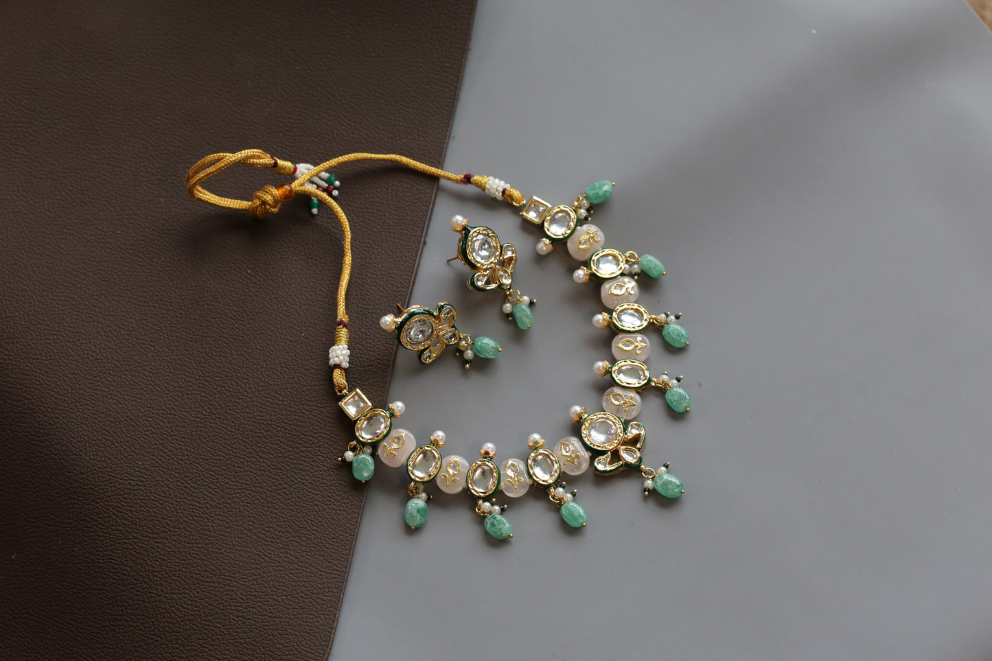 Shama Jadau Choker Necklace Set