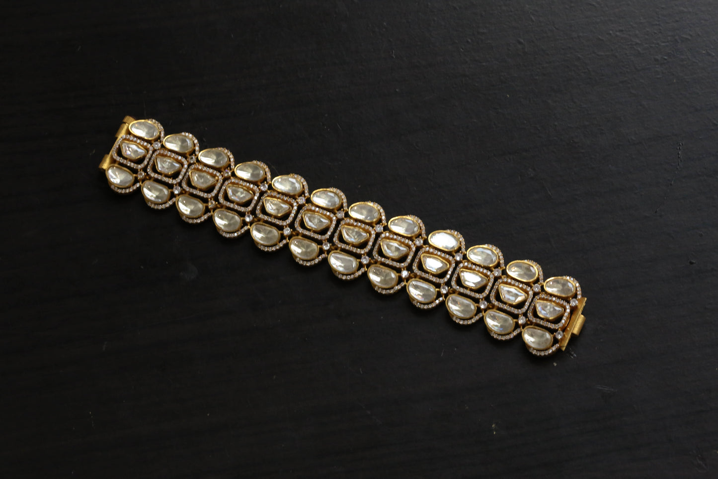 Real Moissanite Flexible Bracelet (B101-22)