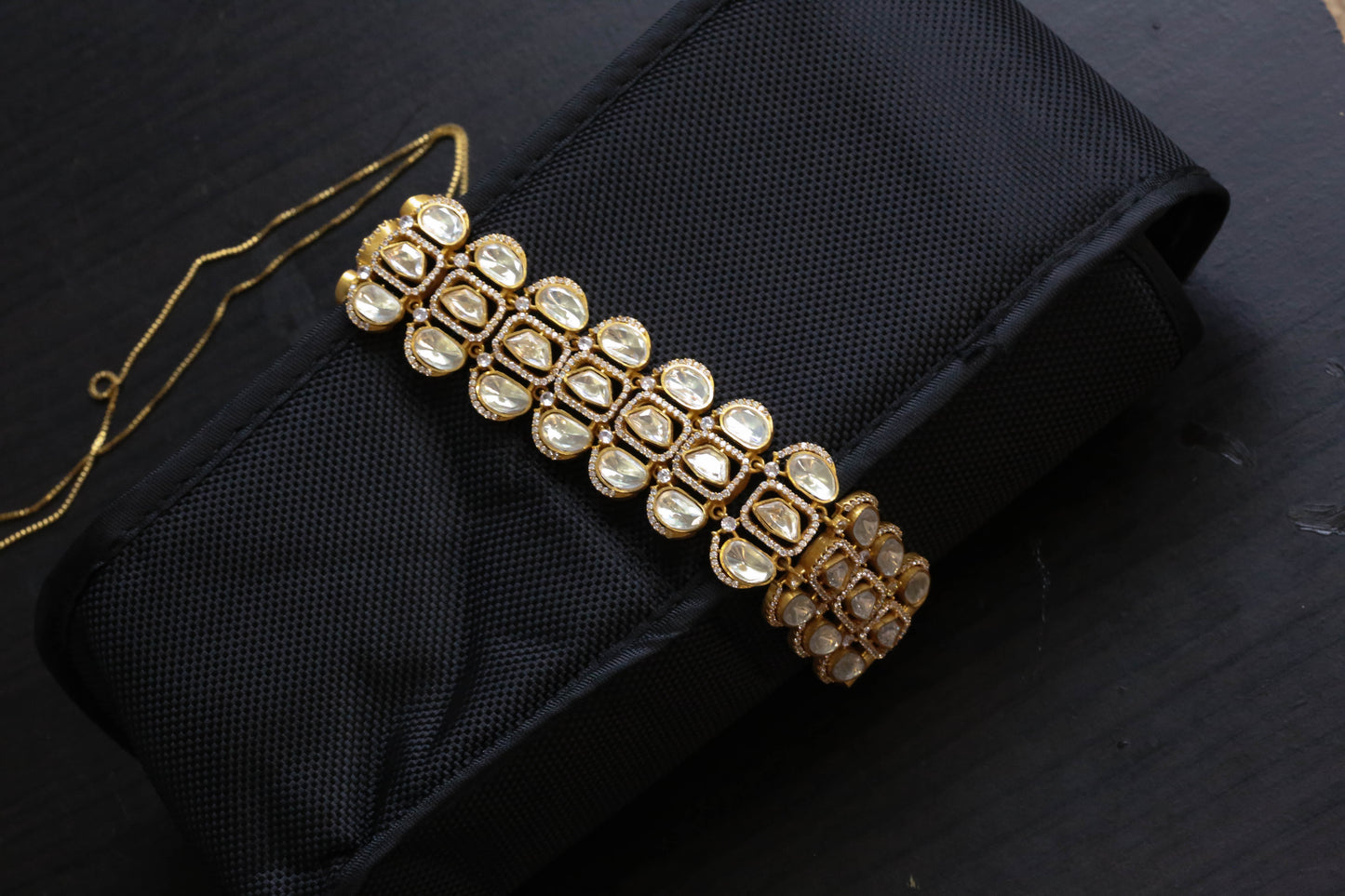 Real Moissanite Flexible Bracelet (B101-22)