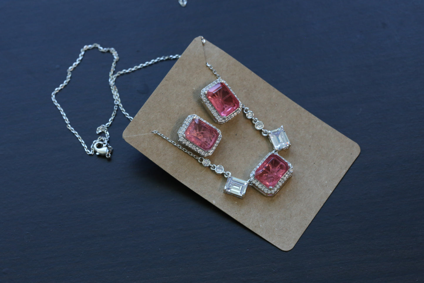 Dainty Doublet Necklace Set