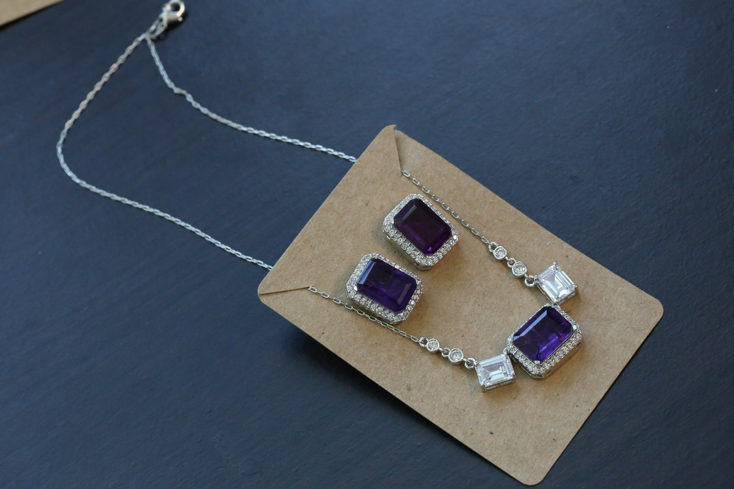 Dainty Doublet Necklace Set