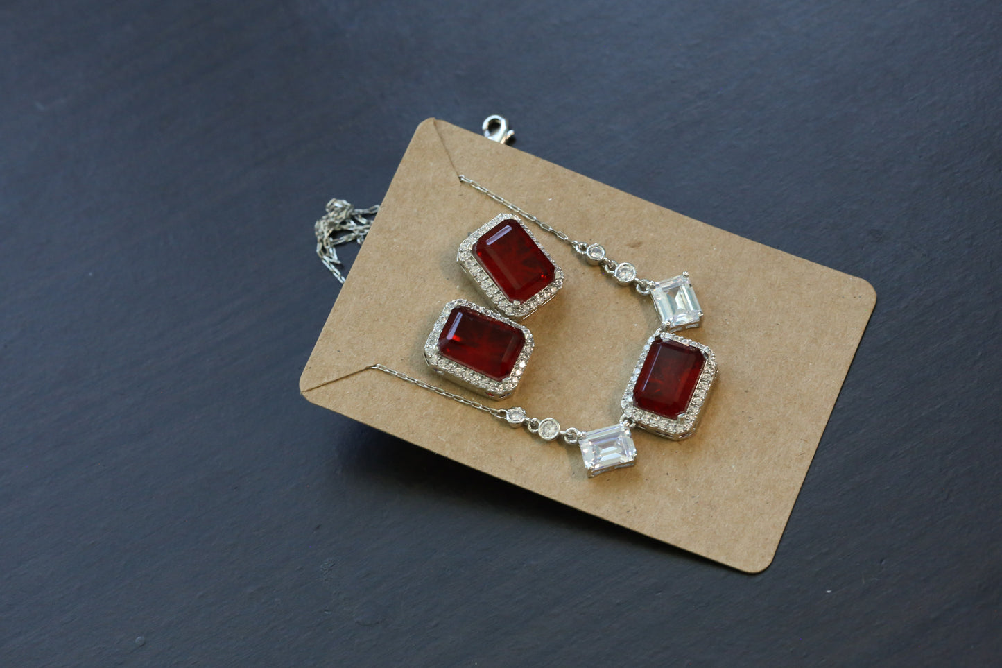 Dainty Doublet Necklace Set
