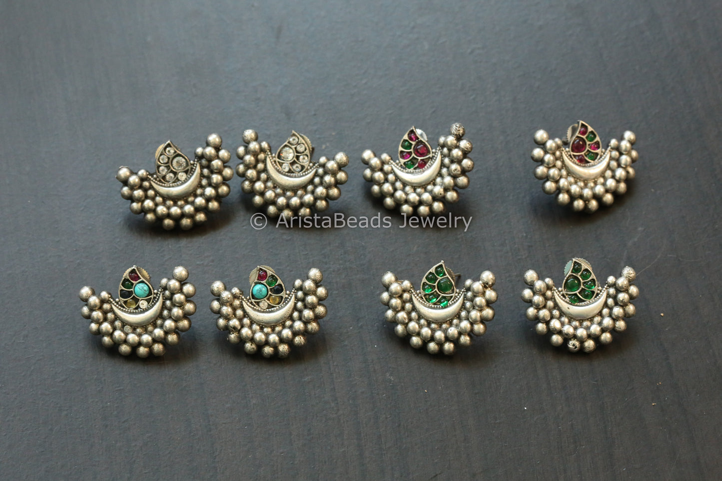Silver Look Studs - Colors available