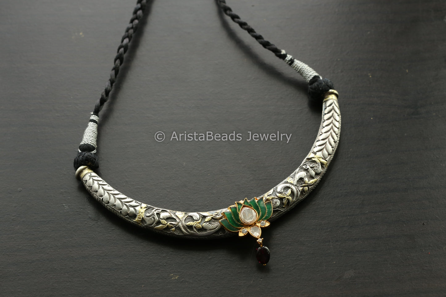 Next To Real Silver Replica Hasli - Moissanite Stone Lotus