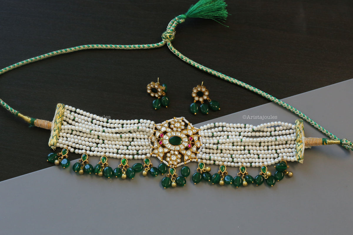 Rani Jadau Kundan Choker Set