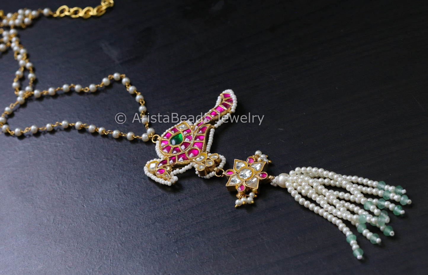 Meera Long Jadau Kundan Chain