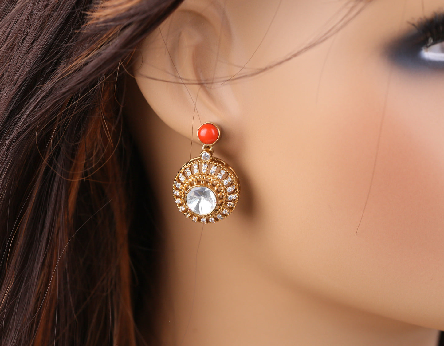 Tarinika Polki CZ Earrings (102-05)