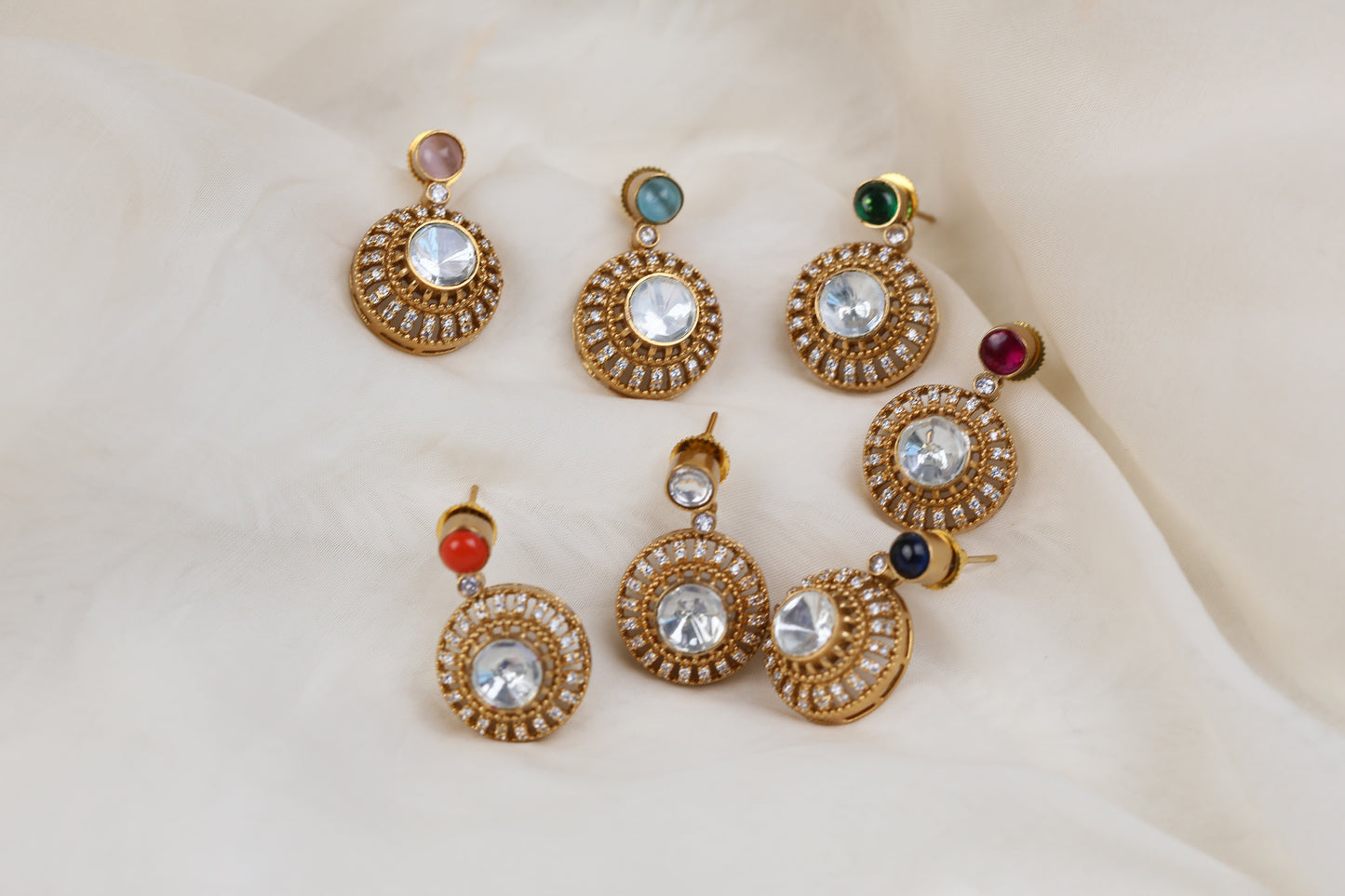 Tarinika Polki CZ Earrings (102-05)